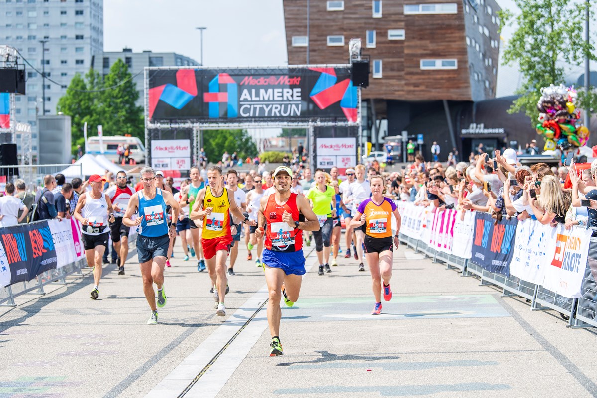 Programma Almere City Run aangepast door verwachte warmte